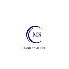MS logo. M S design. White MS letter. MS, M S letter logo design. Initial letter MS linked circle uppercase monogram logo. M S letter logo vector design. 