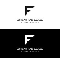 creative letter logo desain vektor - obrazy, fototapety, plakaty