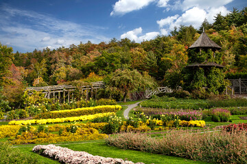 Flowers Blooming at Mohonk Gardens, New Paltz, New York