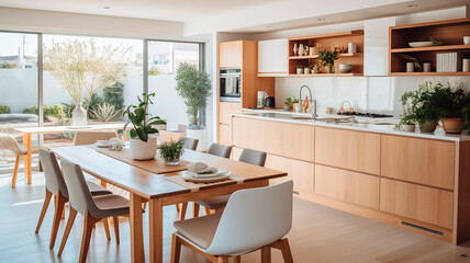 Immaculate luxurious kitchen interior.