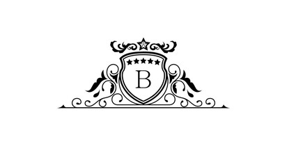 Luxury anniversary logo B