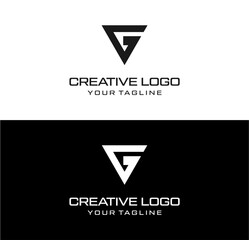 creative letter logo h desain vektor