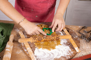 We bake gingerbread at home