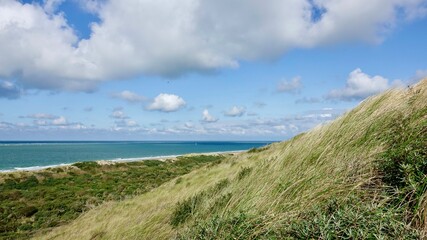 Nordsee Landschaft, Strand in Zeeland