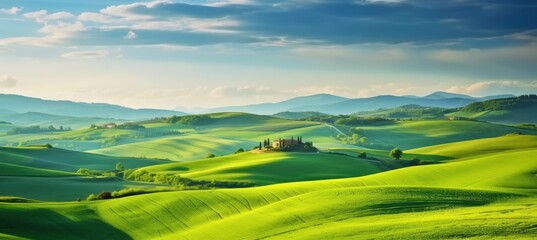 Obraz premium Green hills .