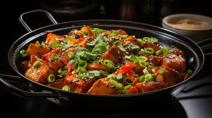 Prato Recheado com Carne Suculenta