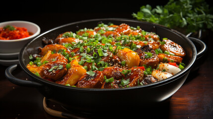 Prato Recheado com Carne Suculenta