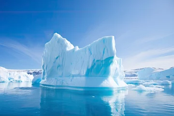 Fotobehang Iceberg in Greenland. © MdDin