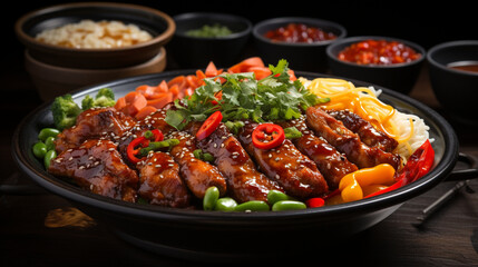 Prato Recheado com Carne Suculenta