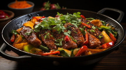 Prato Recheado com Carne Suculenta