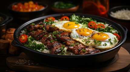 Prato Recheado com Carne Suculenta