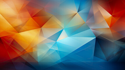 Abstract Backdrop, Wallpaper, Colorful Geometric Pattern