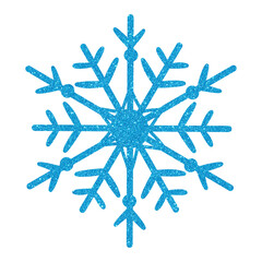 Elegant Glitter Snowflake Decoration