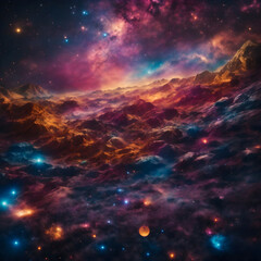 background with space
