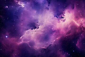 Obraz na płótnie Canvas Purple Galaxy space stars in Outer Space.
