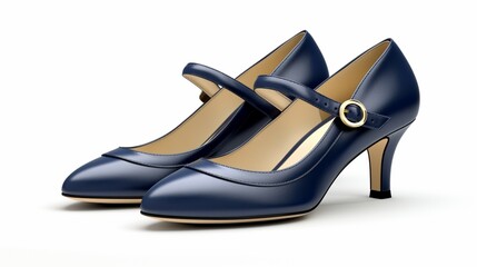 women shoes with strips generated by AI