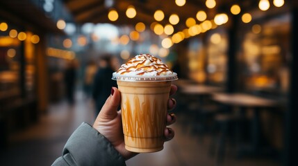 Person Holding a Starbucks Drink