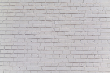 white brick wall background. banner with empty space