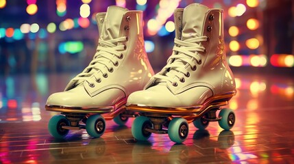 Old-Fashioned Roller Skates