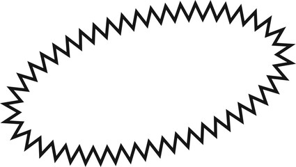 Starburst sticker set - collection of special offer sale oval and round shaped sunburst labels and badges. Promo stickers with star edges. Vector.