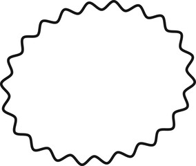 Starburst sticker set - collection of special offer sale oval and round shaped sunburst labels and badges. Promo stickers with star edges. Vector.