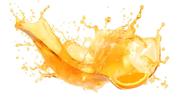 orange juice splash