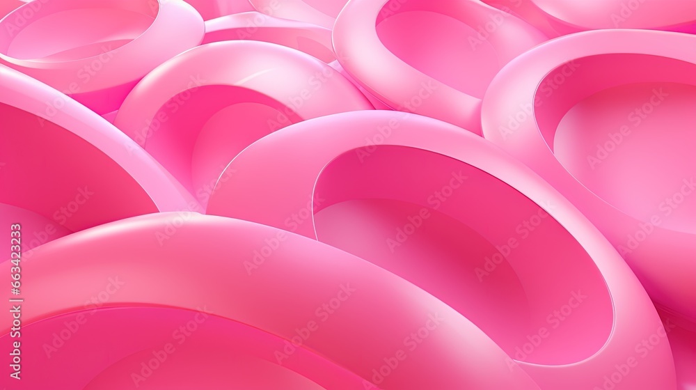 Poster a bunch of pink circles that are in the middle of a pile of pink circles in the middle of a pile of 