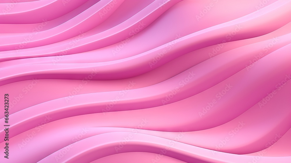 Poster a pink background with wavy lines and a light pink background with a light pink background and a lig
