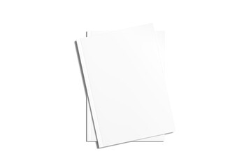  two stack magazines cover with transparent background