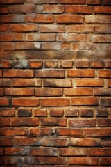 Obraz premium Brick wall background. Copy space, add design, text or logo. Ai generative
