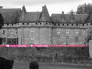 Château de Pompadour, octobre rose . - 663427671