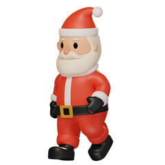 Santa claus figures 3D model posting