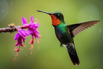 Fototapeta premium Hummingbird in Costa Rica.