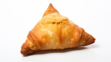 Tasty samosa isolated on white background.