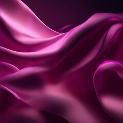 Fototapeta premium silk background - Pink satin fabric - silk background - Generative AI