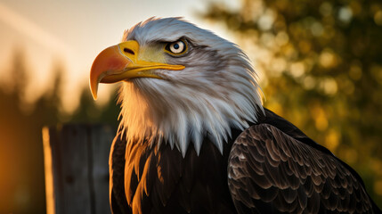 Fototapeta premium portrait of a eagle
