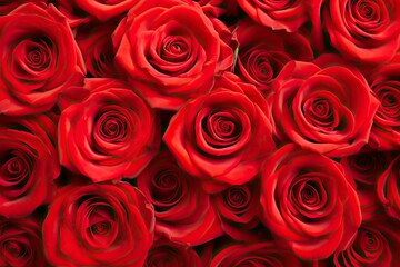 Red Rose Background for Valentine's Day.