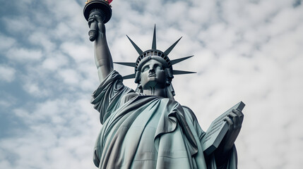 Beautiful Statue Of Liberty illustration