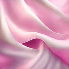 pink silk background - Pink satin fabric - silk background - Generative AI