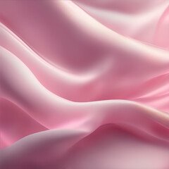Obraz premium pink satin background - Pink satin fabric - silk background - Generative AI