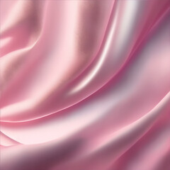 Obraz premium pink satin background - Pink satin fabric - silk background - Generative AI