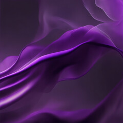 Obraz premium purple silk background - Purple satin fabric - silk background - Generative AI