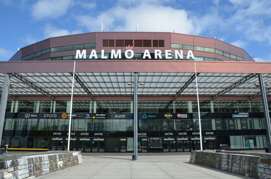 Exterior of Malm&ouml; Arena in Hyllie, Sweden