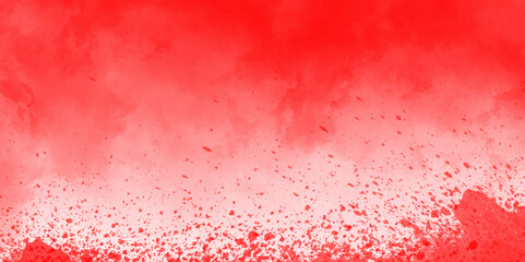 Red paint on a canvas. Red watercolor background for textures backgrounds and web banners design. watercolor background concept, vector. Hand painted red and white color with watercolor texture.