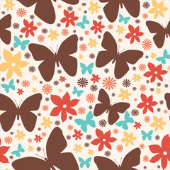 Flower Pattern Seamless , Flower Pattern vector