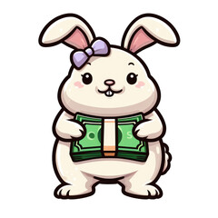 Puzzling Bunny: A Curious Animal Enigma, Generative AI