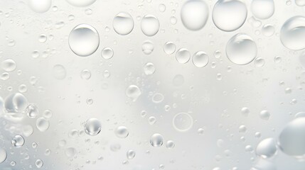 Abstract Background of Water Bubbles in white Colors. Modern Wallpaper