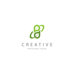 Herbal capsule logo design template