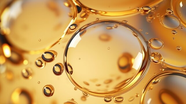 Oil bubbles and background