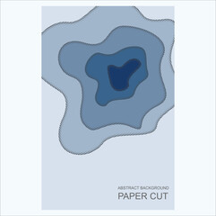 abstract background and paper cut shapes. Vector design layout for business presentations, flyers, posters and invitations, etc. Eps 10